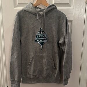 Russell Athletic Gray Hoodie with Logo